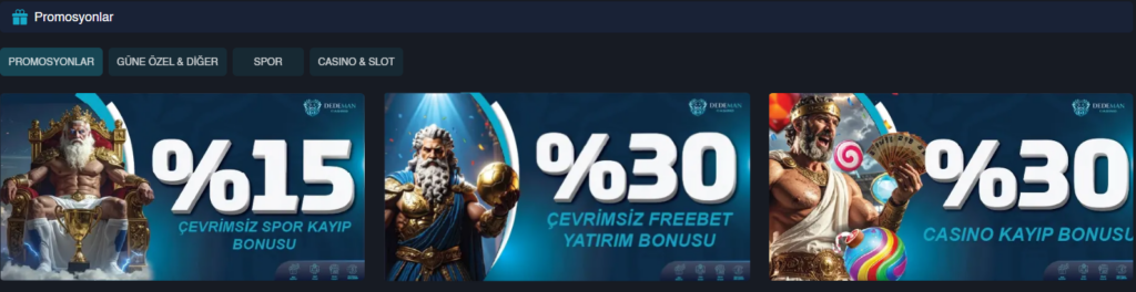 DedemanCasino Bonus