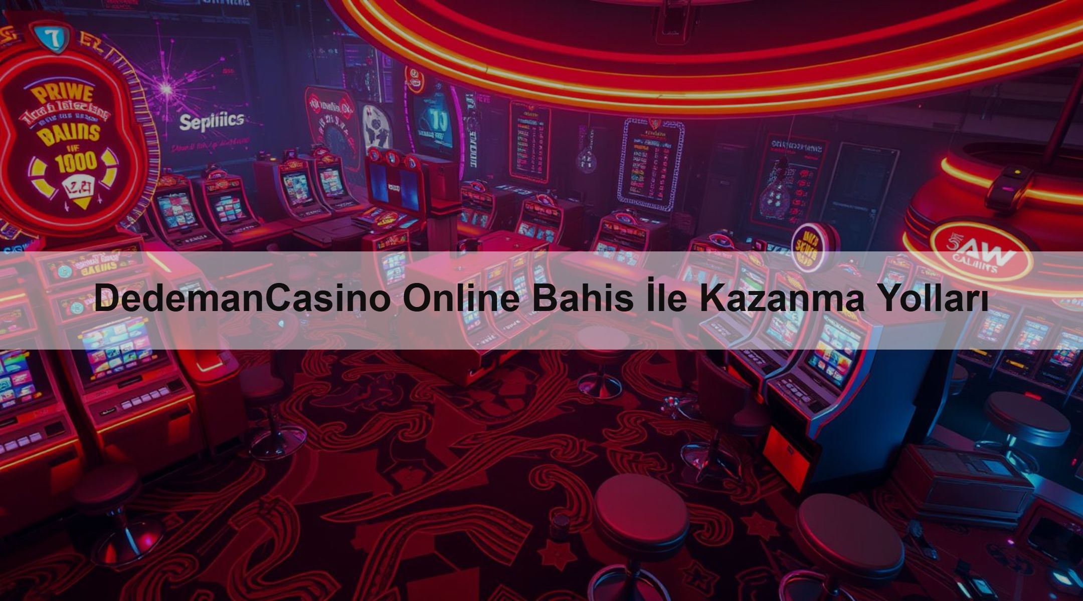 DedemanCasino Online Bahis İle Kazanma Yolları